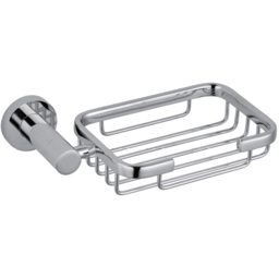 Nes Home Square Chrome Soap Dish with Holder - thumbnail 1