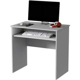 Home Source Newport Grey Computer Desk with Keyboard Tray - thumbnail 2