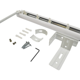 Caecus Rod-Operated Aluminium Vertical Blind Header Rail 60cm