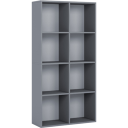 Vida Designs Grey 8 Shelf Cube Storage Unit - thumbnail 2