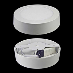 ENER-J 4 Pack 6W 6000K Surface LED Panel Round Downlight - thumbnail 4