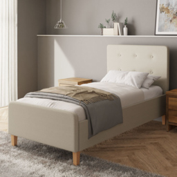 GFW Ashbourne Single Natural Ottoman Bed