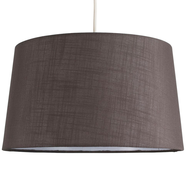 ValueLights Doretta Dark Grey Tapered Lamp Shade - image 1
