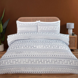 Berkley Navy and White King Size Duvet Set - thumbnail 1