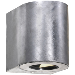 Nordlux Canto 2 Galvanised Wall Light - thumbnail 1