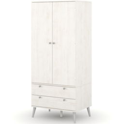 Core Products Augusta Curve 2 Door 2 Drawer Wardrobe - thumbnail 3