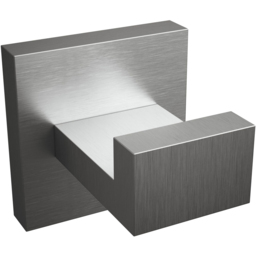 Rothley Square Brushed Silver Robe Hook