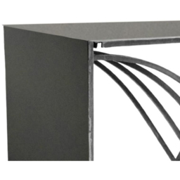 Ivyline Zinc X-Shape Garden Log Storage 88 x 100cm - thumbnail 2