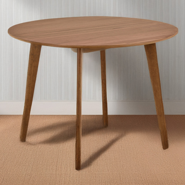Furniture To Go Roxby Walnut 4 Seater Round Dining Table - image 1