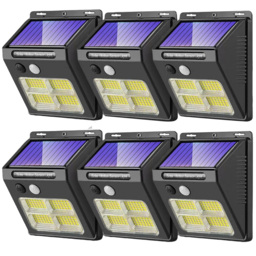Garden Gear 112 LED White Motion Sensor Solar Light 6 Pack