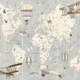 Walltastic Map of the World Wall Mural - thumbnail 2