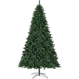 Green Hatherleigh Fir Pre-Lit Warm White LED Artificial Christmas Tree 10ft - thumbnail 1