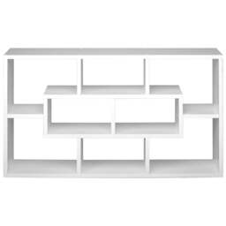 tectake Cassandra White 8 Compartment Floating Shelf - thumbnail 4