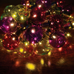 Gardenkraft Multicolour 50 Retro Party String Light