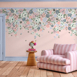 Cath Kidston Clifton Floral Pink Mural - thumbnail 1