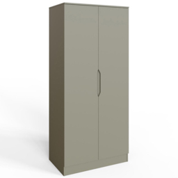 FWStyle Luno Green 2 Door Modern Wardrobe - thumbnail 2