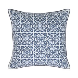 Moroccan Tile Outdoor Cushion Blue