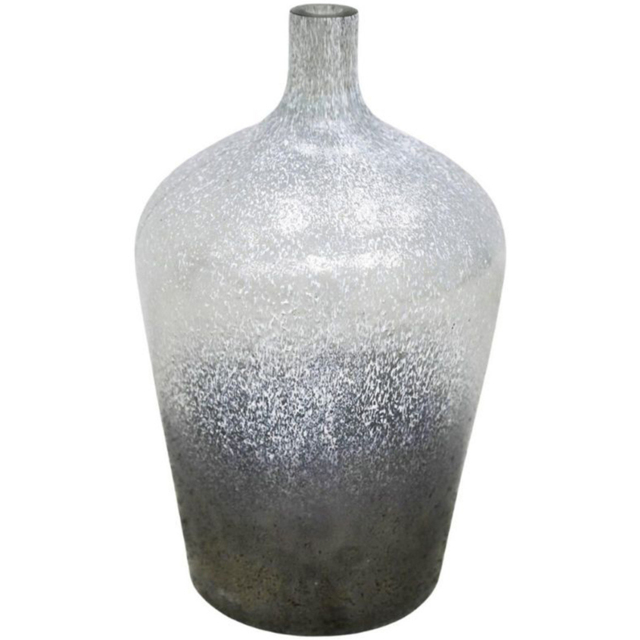 Ivyline Verre Atlantic Blue Frosted Stem Vase 30cm - image 1