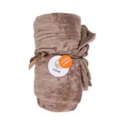 My Home Mocha XL Supersoft Throw 240 x 200cm - thumbnail 2