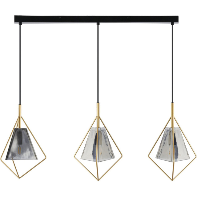 Parker Black and Gold Ceiling Light - image 1