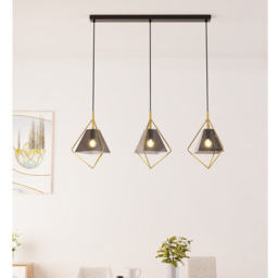 Parker Black and Gold Ceiling Light - thumbnail 2