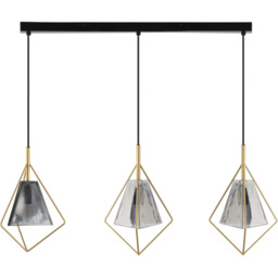 Parker Black and Gold Ceiling Light - thumbnail 1