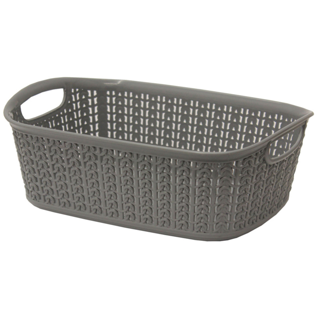 JVL Loop 3L Grey Storage Basket - image 1