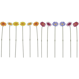 Garden Gear Mixed Metal Daisy Stake 12 Pack - thumbnail 1