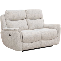 Long Island 2 Seater Beige Recliner Sofa - thumbnail 2