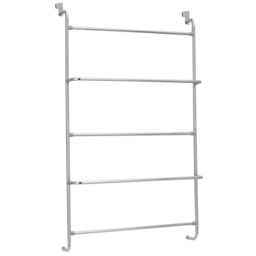 Bathstore Silver Over the Door Towel Rack