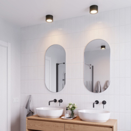 Nordlux Landon 8 Black Bathroom Light - thumbnail 2