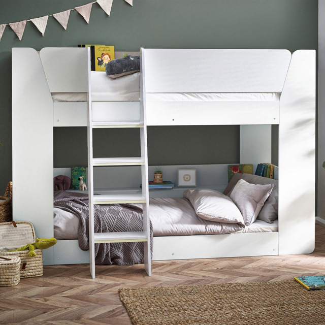 Julian Bowen Parsec All White Bunk Bed - image 1