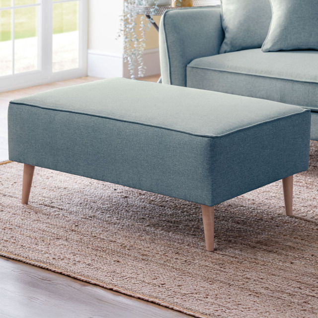 Opry Faro Denim Footstool - image 1