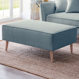 Opry Faro Denim Footstool