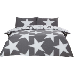 Rapport Home King Size Grey All Stars Duvet Set - thumbnail 2
