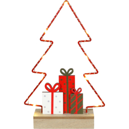 Xmas Haus Wire Frame LED Christmas Tree 26cm - thumbnail 2