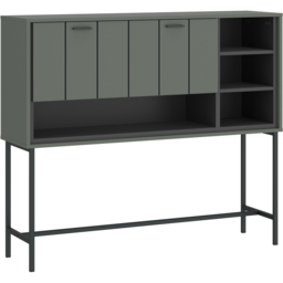 Furniture To Go Arundel Single Door 3 Shelf Green Bar Table - thumbnail 2