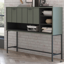 Furniture To Go Arundel Single Door 3 Shelf Green Bar Table