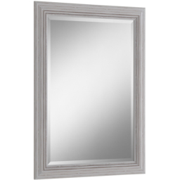 Yearn Distressed White Bevelled Wall Mirror 100.5 x 72.5cm