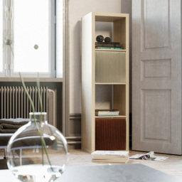 Homebase Pleated Rust Cube Storage Insert 4 Pack - thumbnail 2