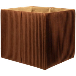 Homebase Pleated Rust Cube Storage Insert 4 Pack - thumbnail 4