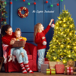 StarBright PVC Branch Tips Hinged Artificial Christmas Tree 6ft - thumbnail 3