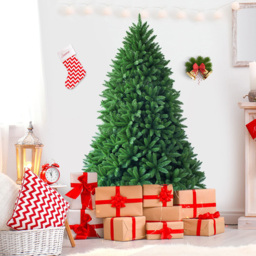 StarBright PVC Branch Tips Hinged Artificial Christmas Tree 6ft - thumbnail 2