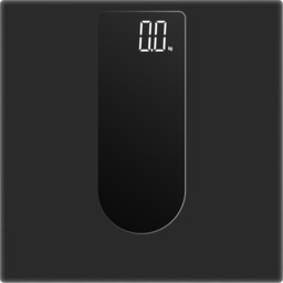 Electronic Body Scales - Black