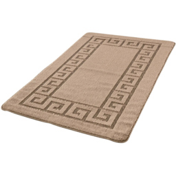 Smart Living Beige Plain Non-Slip Door Mat with Gel Backing 50 x 80cm - thumbnail 1