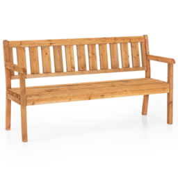 AMATA Ungurs 3 Seater Brown Straight Bench - thumbnail 2