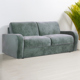 Jay-Be Deco 3 Seater Cosy Chenille Aqua Sofa Bed with e-Sprung Mattress