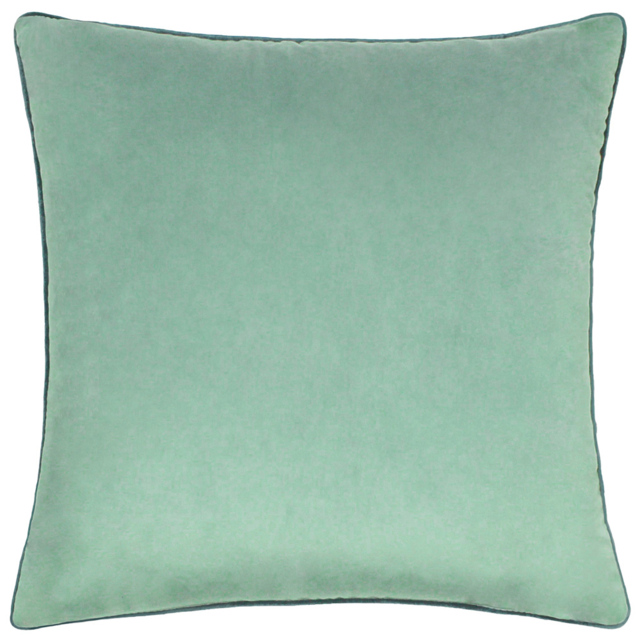 Paoletti Meridian Mineral Teal Velvet Cushion - image 1