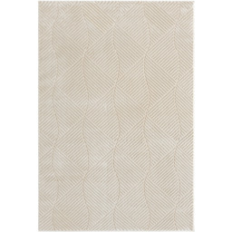 Desire Rugs Vellure Metallic Sheen Pyramid Design Cream Rug 160 x 230cm - thumbnail 1