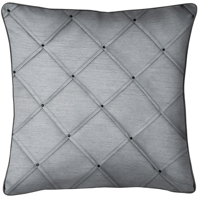 Intimates Natasha Black and Silver Filled Cushion 2 Pack - image 1